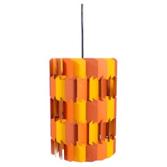 Vintage Louis Weisdorf, Facet ceiling lamp for Lyfa, Denmark, 1960s