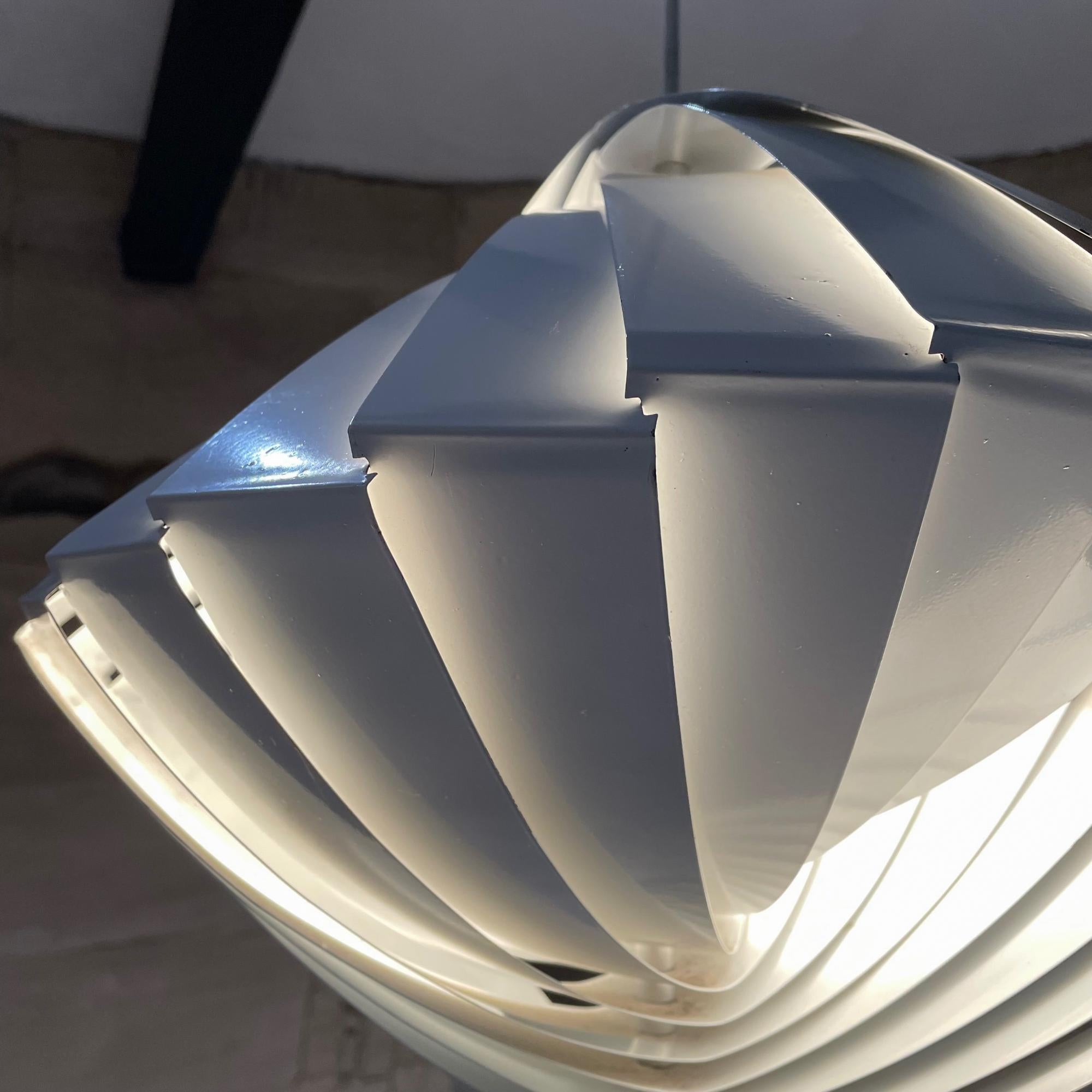 1960s Denmark Konkylie Concentric Ceiling PENDANT Lamp Louis WEISDORF Lyfa 4