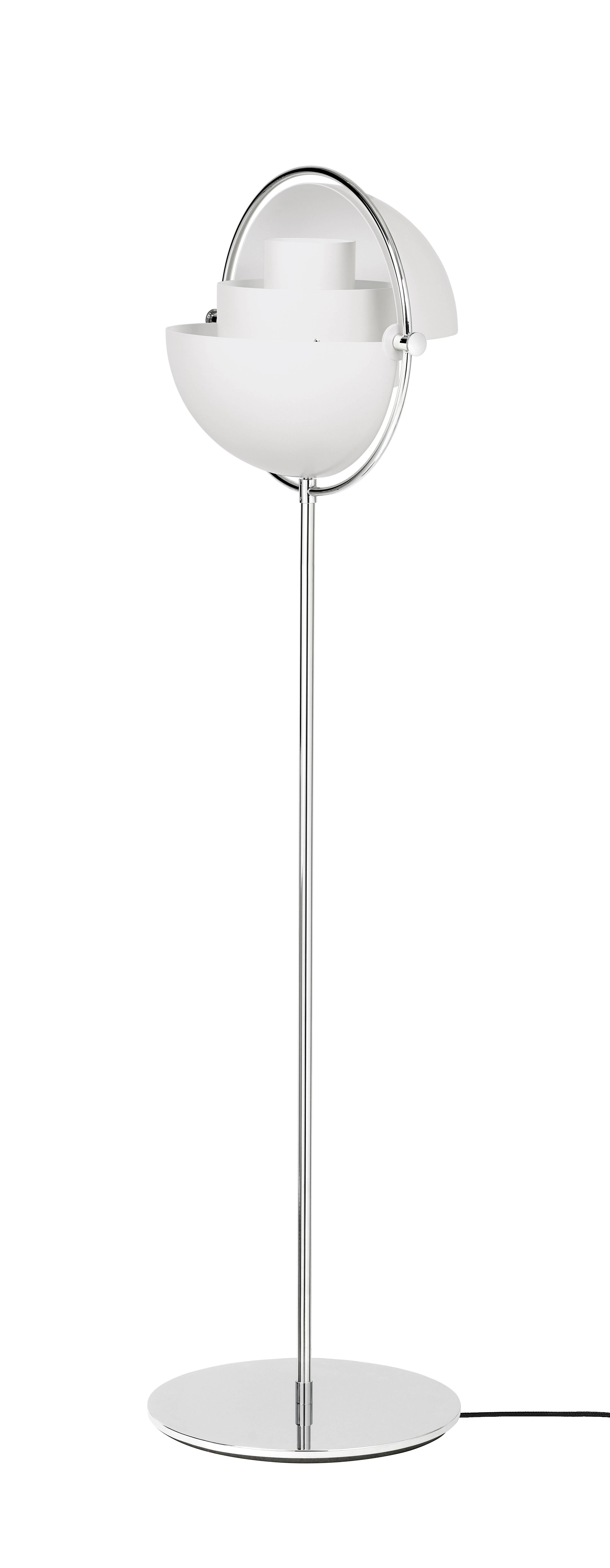 Louis Weisdorf 'Multi-Lite' Floor Lamp in Black and Brass For Sale 5