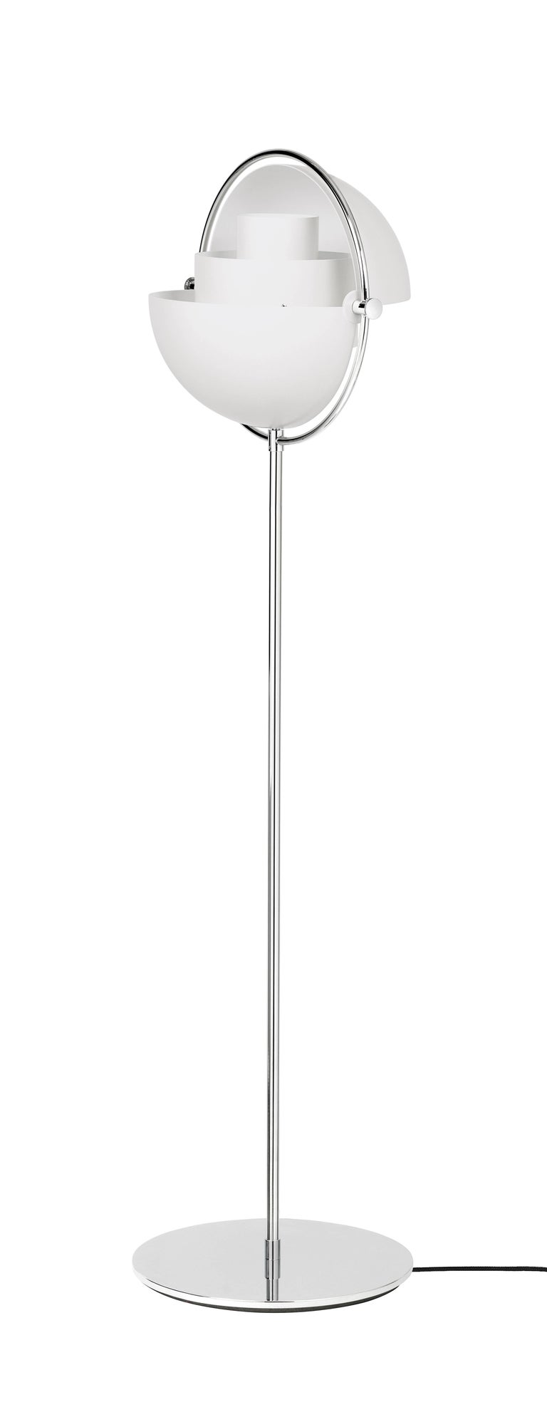 Louis Weisdorf 'Multi-Lite' Floor Lamp in Black and Brass ...