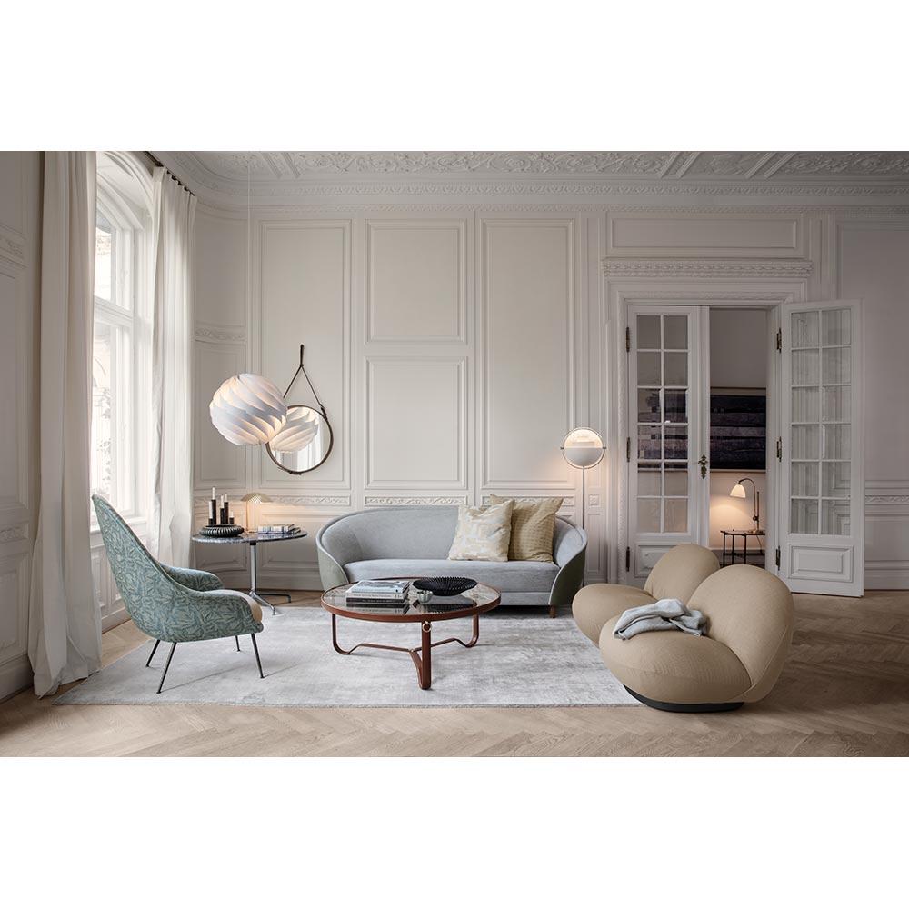 Louis Weisdorf Multi-Lite Floor Lamp Shiny Brass for GUBI For Sale 3