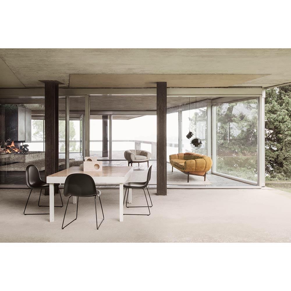 Aluminum Louis Weisdorf Multi-Lite Pendant Black Brass Ø22.5 cm for GUBI For Sale