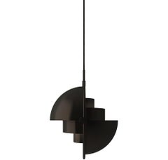 Colgante Louis Weisdorf Multi-Lite Latón Negro Ø32 cm para GUBI