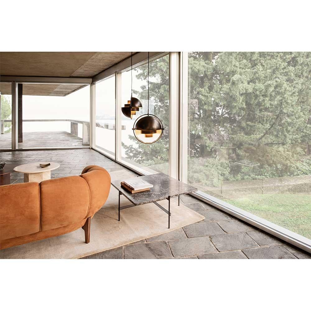 Louis Weisdorf Multi-Lite Pendant Black Brass Ø32 cm for GUBI For Sale 2