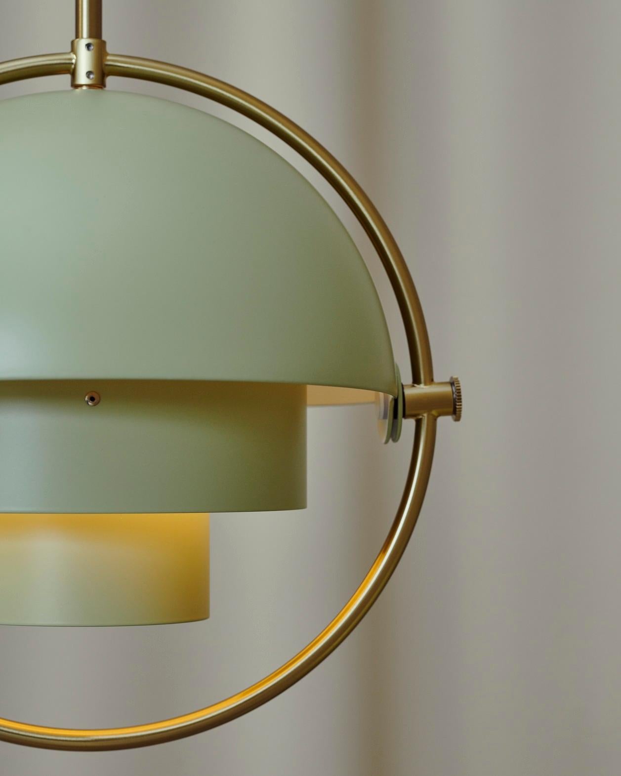 Louis Weisdorf Ciondolo Multi-Lite Ottone Desert Sage per Ø22,5 cm Gubi In condizioni Nuovo in vendita a New York, NY