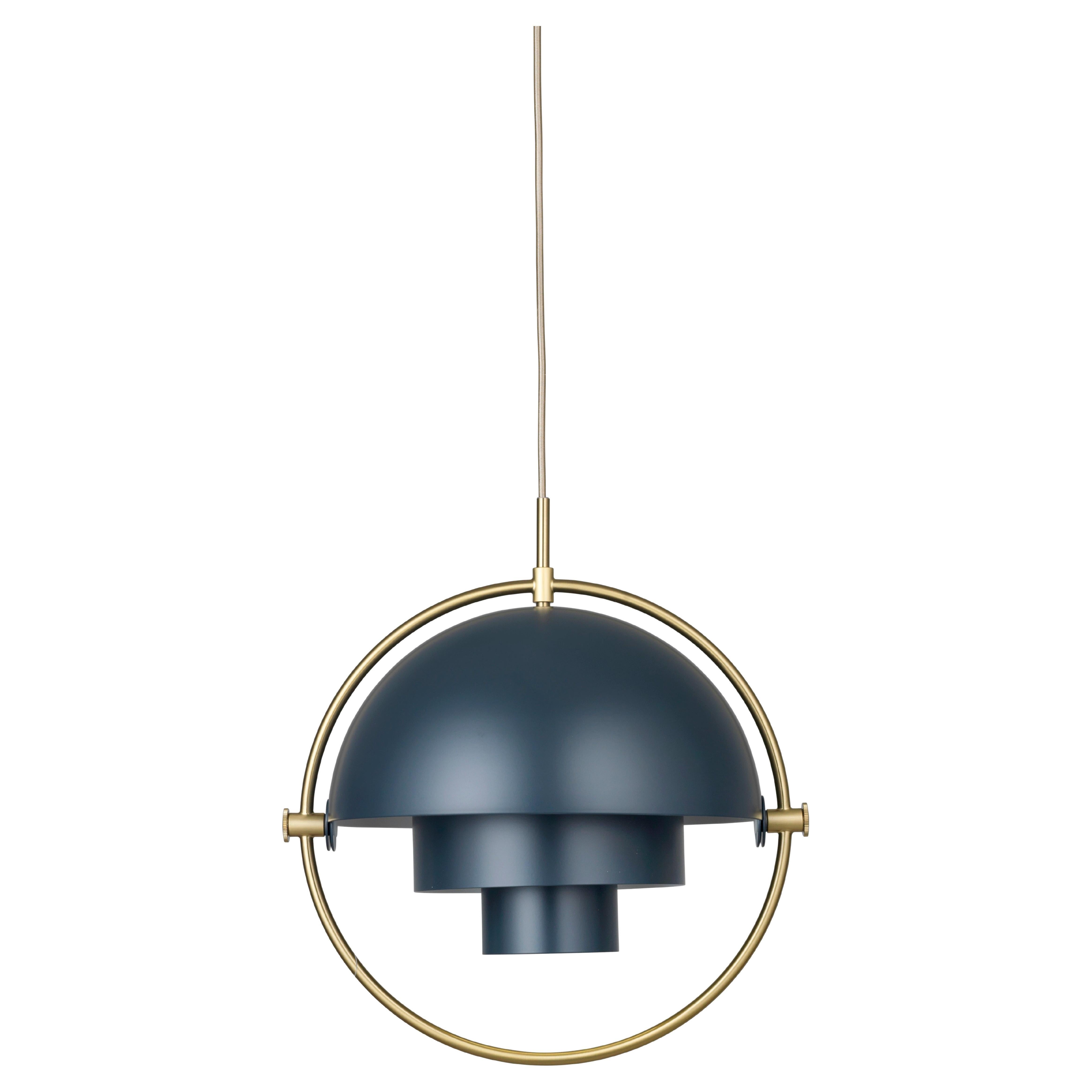 Louis Weisdorf Multi-Lite Pendant Brass Midnight Blue for Ø32 cm GUBI