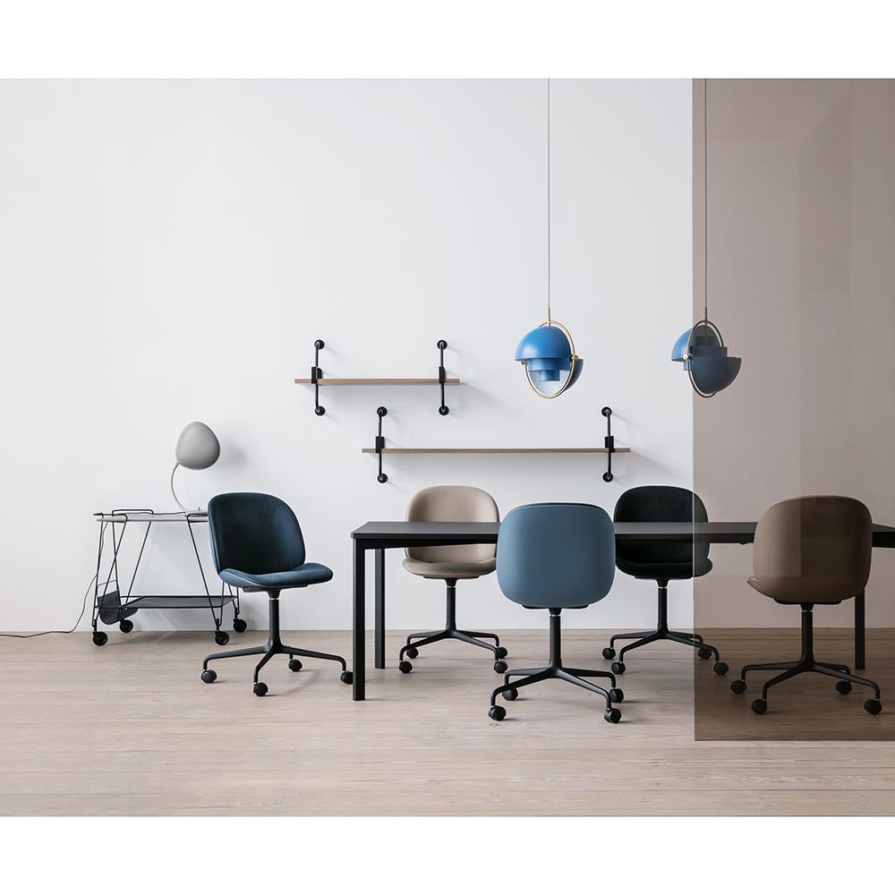 Danese Louis Weisdorf Ciondolo Multi-Lite Ottone Blu Nordico Opaco Ø32 cm per Gubi in vendita