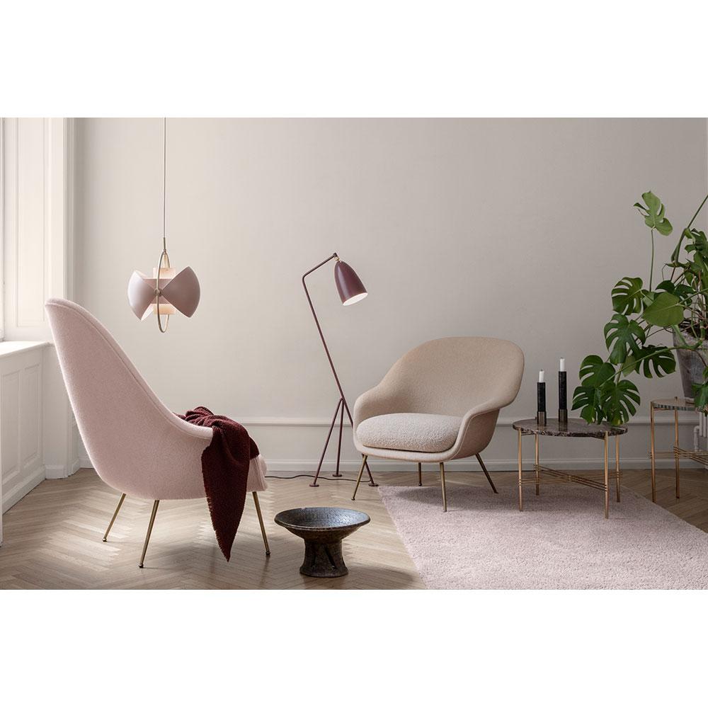 Louis Weisdorf Ciondolo Multi-Lite Ottone Rosa Polvere Semi-Opaco Ø32 cm per Gubi In condizioni Nuovo in vendita a New York, NY