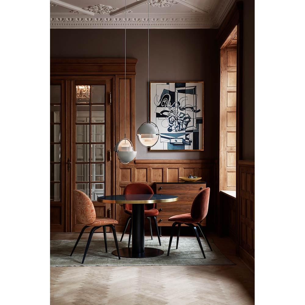 Louis Weisdorf Multi-Lite Pendant Brass White Semi Matt Ø22.5 cm for GUBI For Sale 2