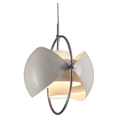 Louis Weisdorf for Lyfa 'Multi-Lite' Pendant in Metal and Chrome