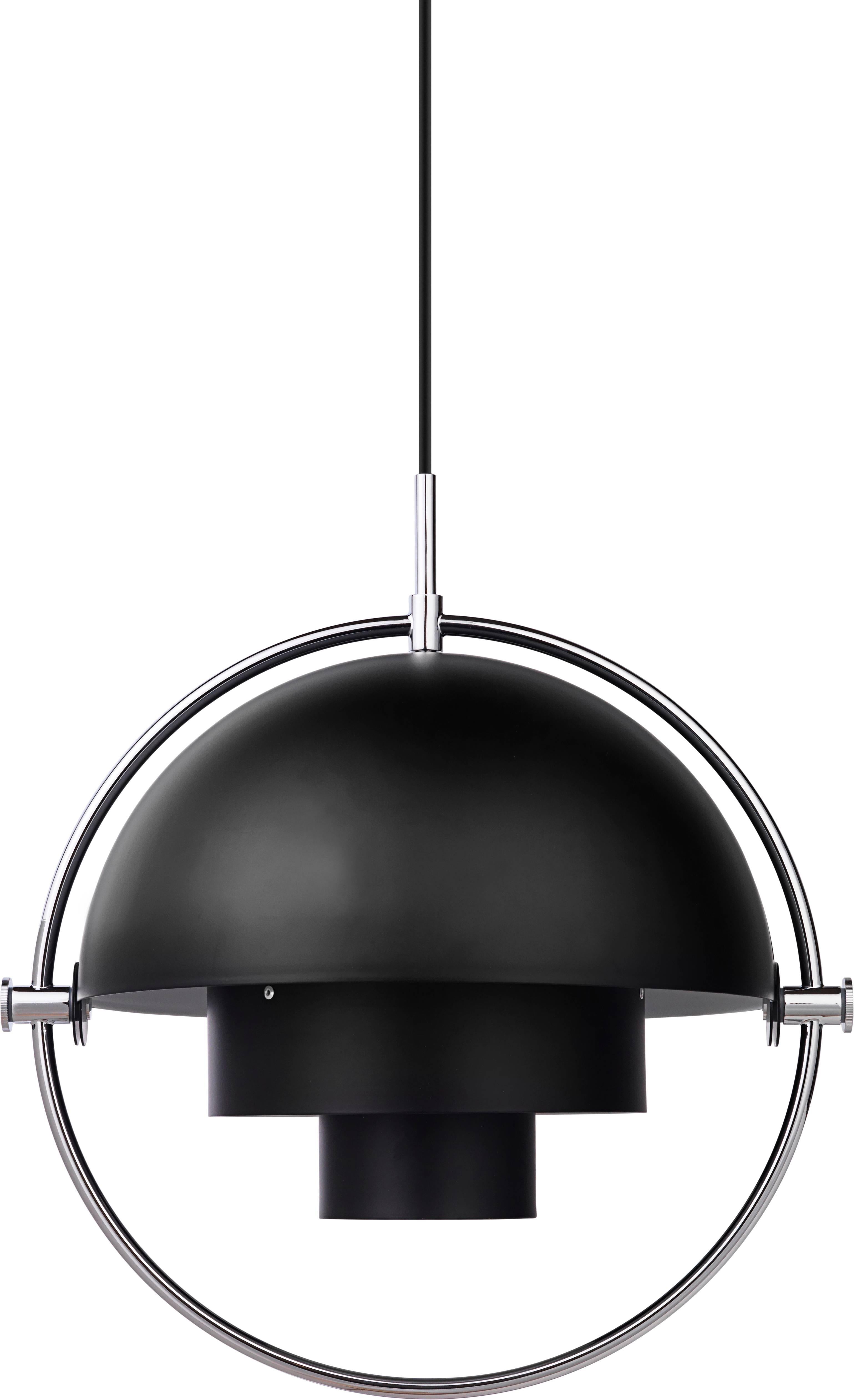 Lámpara Colgante Louis Weisdorf 'Multi-Lite' en Negro / Latón Siglo XXI y contemporáneo en venta