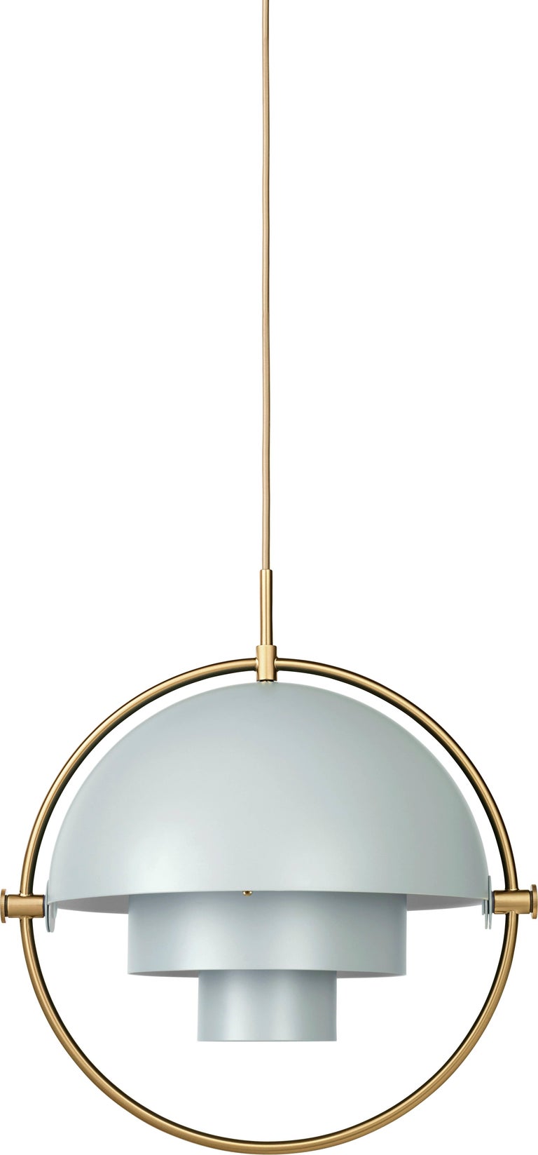 Contemporary Louis Weisdorf 'Multi-Lite' Pendant Lamp in Blue For Sale