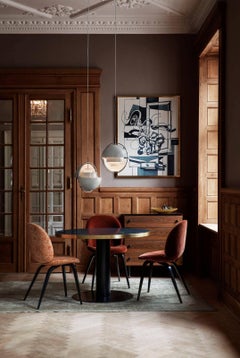 Lampada a sospensione 'Multi-Lite' di Louis Weisdorf in bianco/ottone per Gubi