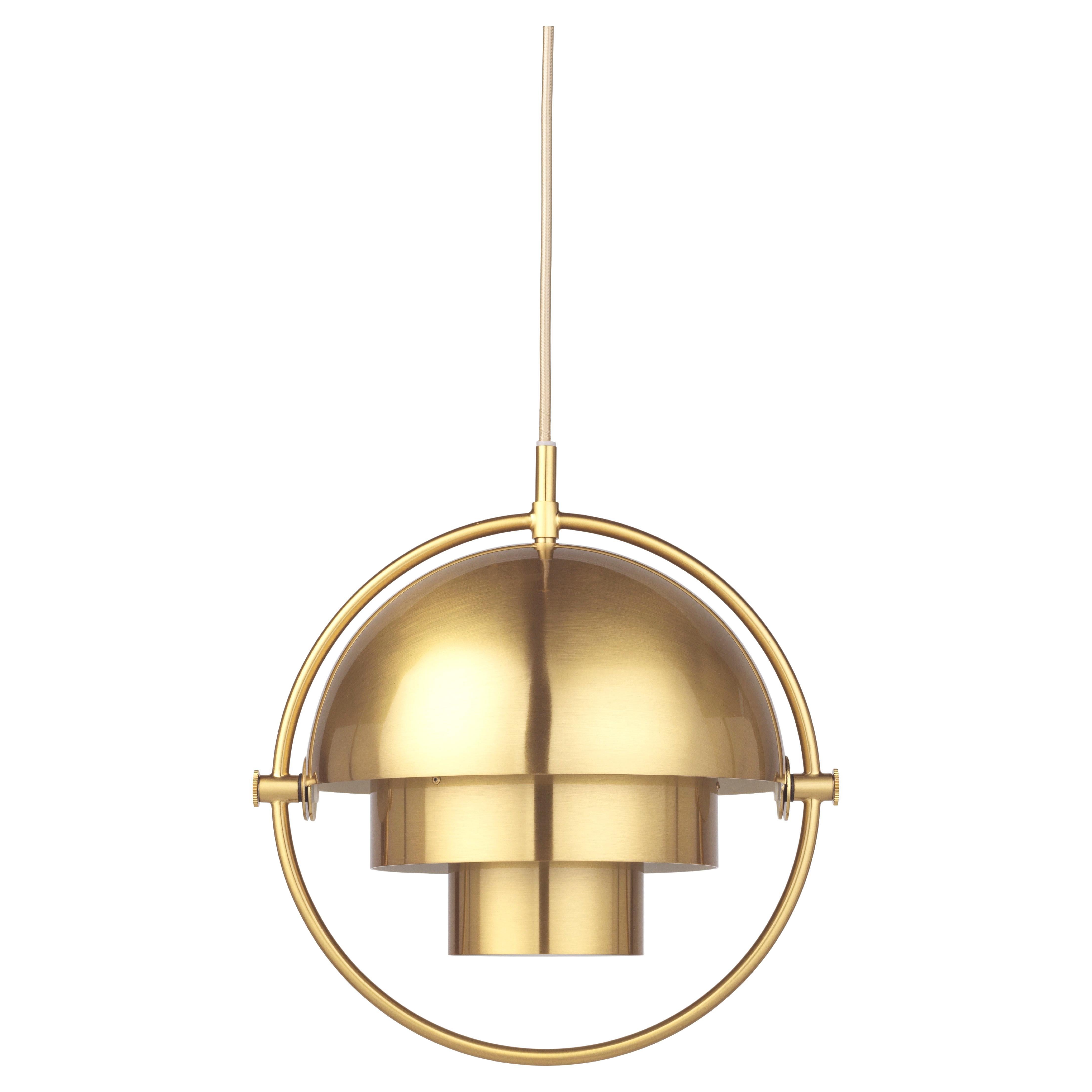 Louis Weisdorf Multi-Lite Pendant Shiny Brass for Ø22.5 cm GUBI For Sale