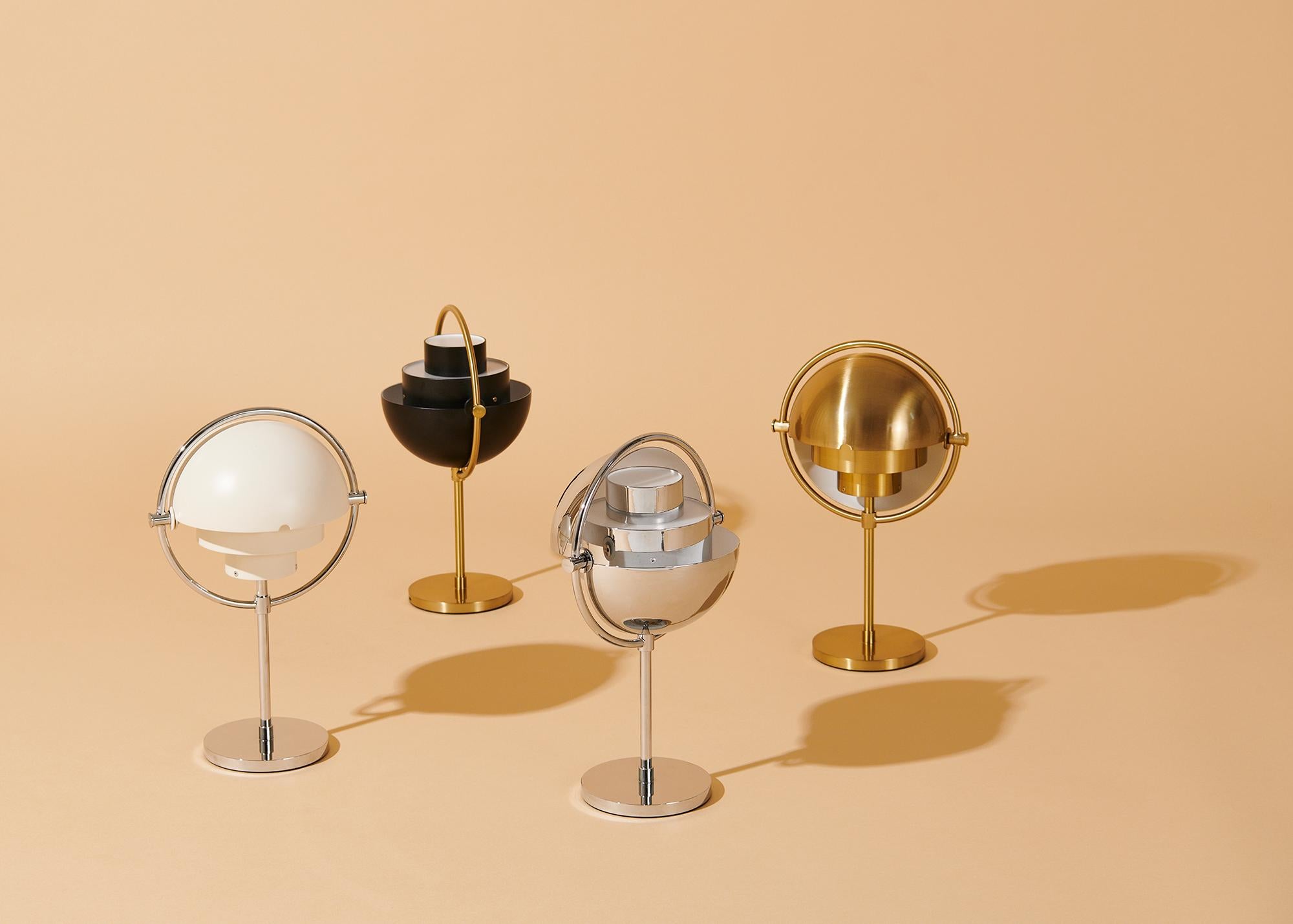 Lampe de table portable 'Multi-Lite' de Louis Weisdorf en noir et laiton pour Gubi en vente 4