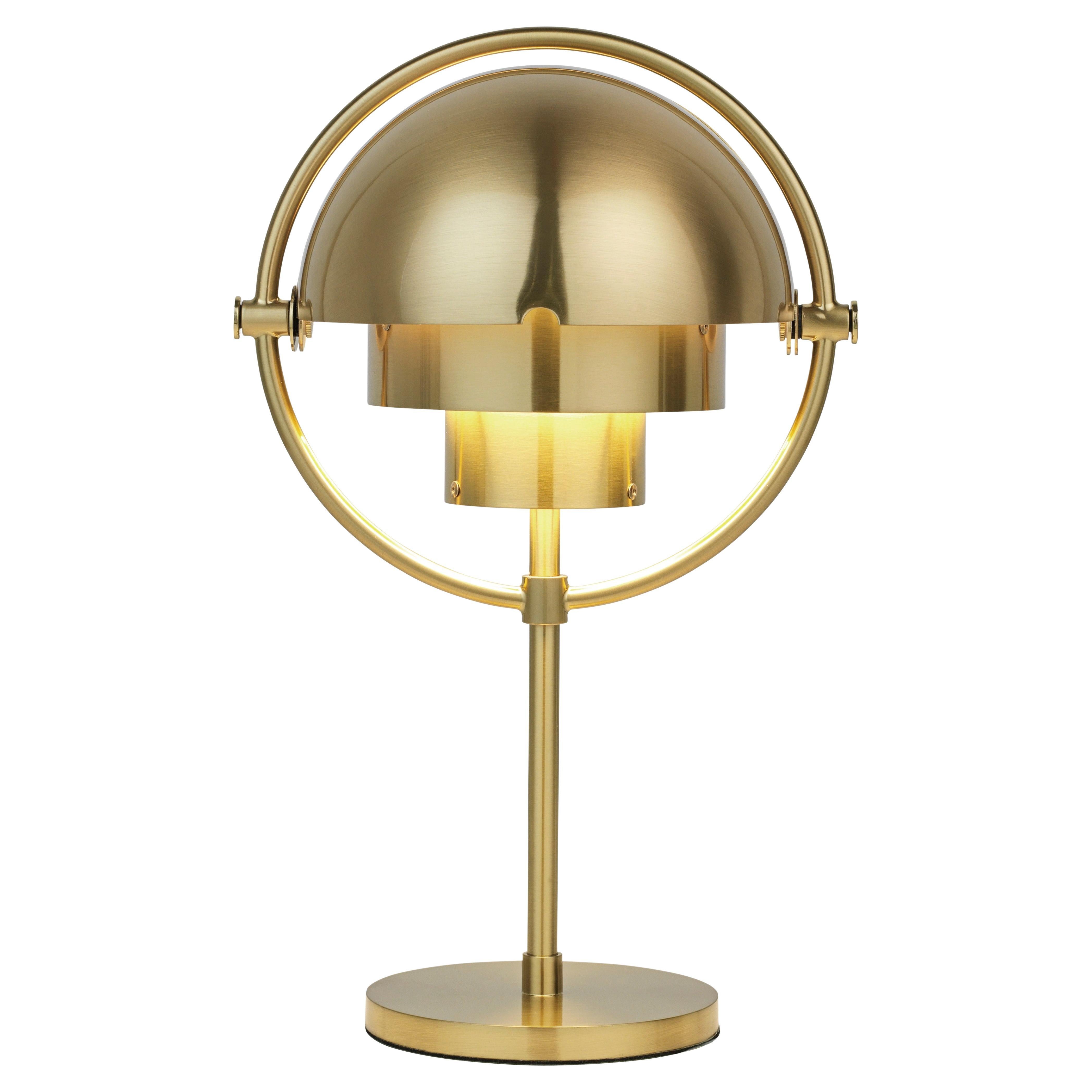 Louis Weisdorf 'Multi-Lite' Portable Table Lamp in Brass