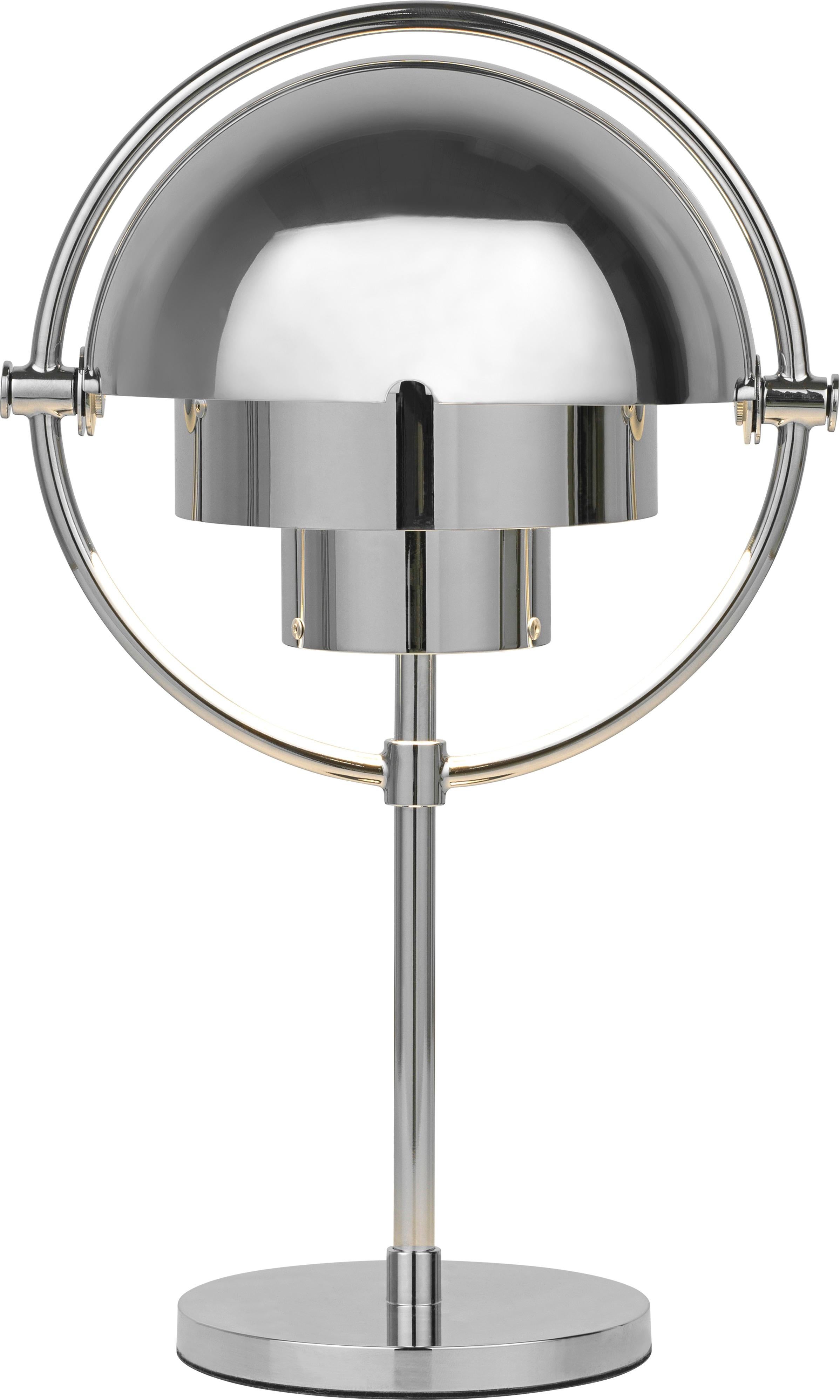 Lampe de table portable Multi-Lite de Louis Weisdorf en chrome en vente 5