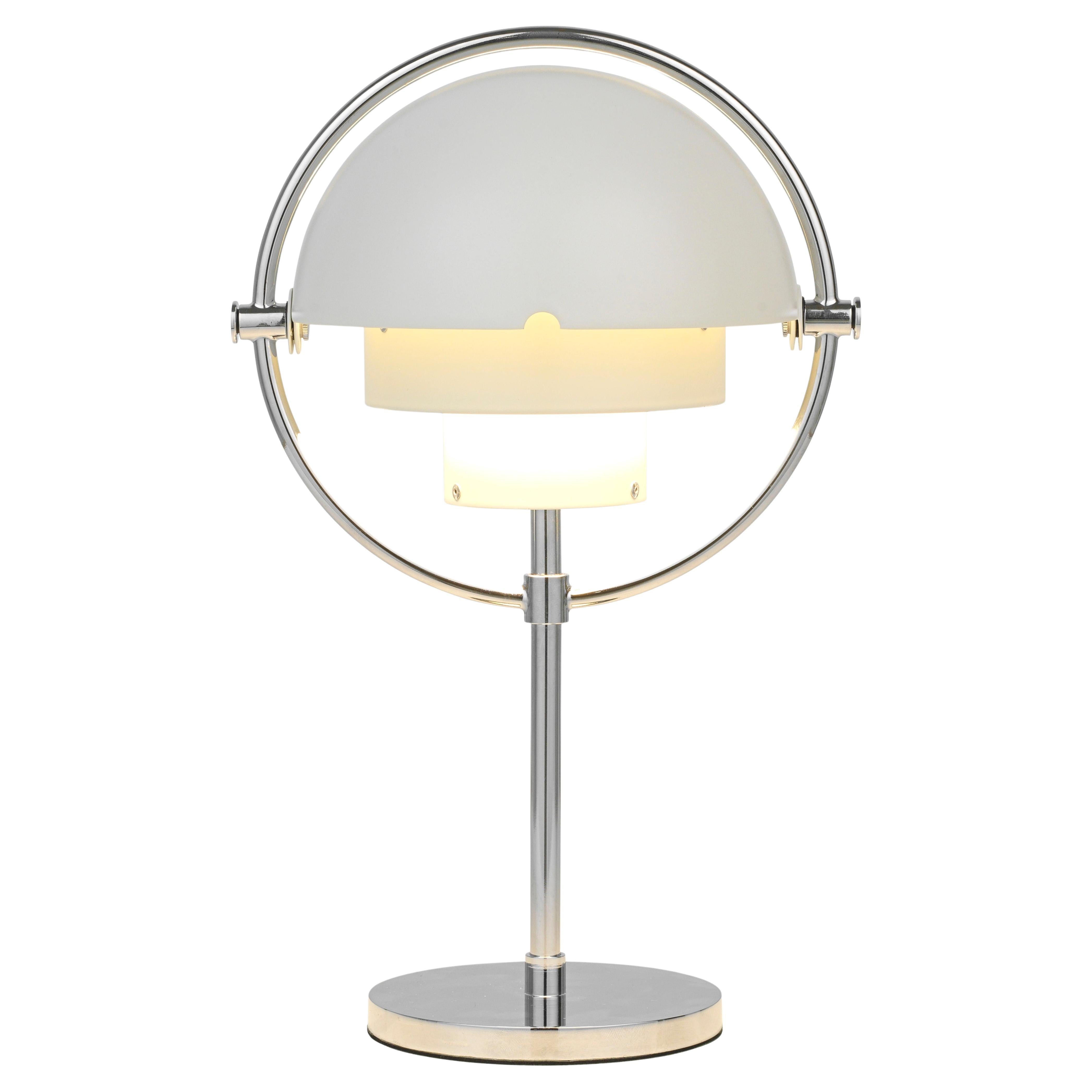 Lampe de table portable « Multi-Lite » de Louis Weisdorf en blanc en vente