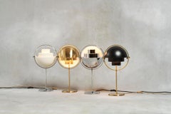 Louis Weisdorf Multi-Lite Table Lamp Brass Black Semi Matt for GUBI