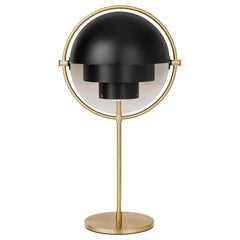 Louis Weisdorf Lampe de table Multi-Lite Laiton Noir Semi-Mat pour Gubi