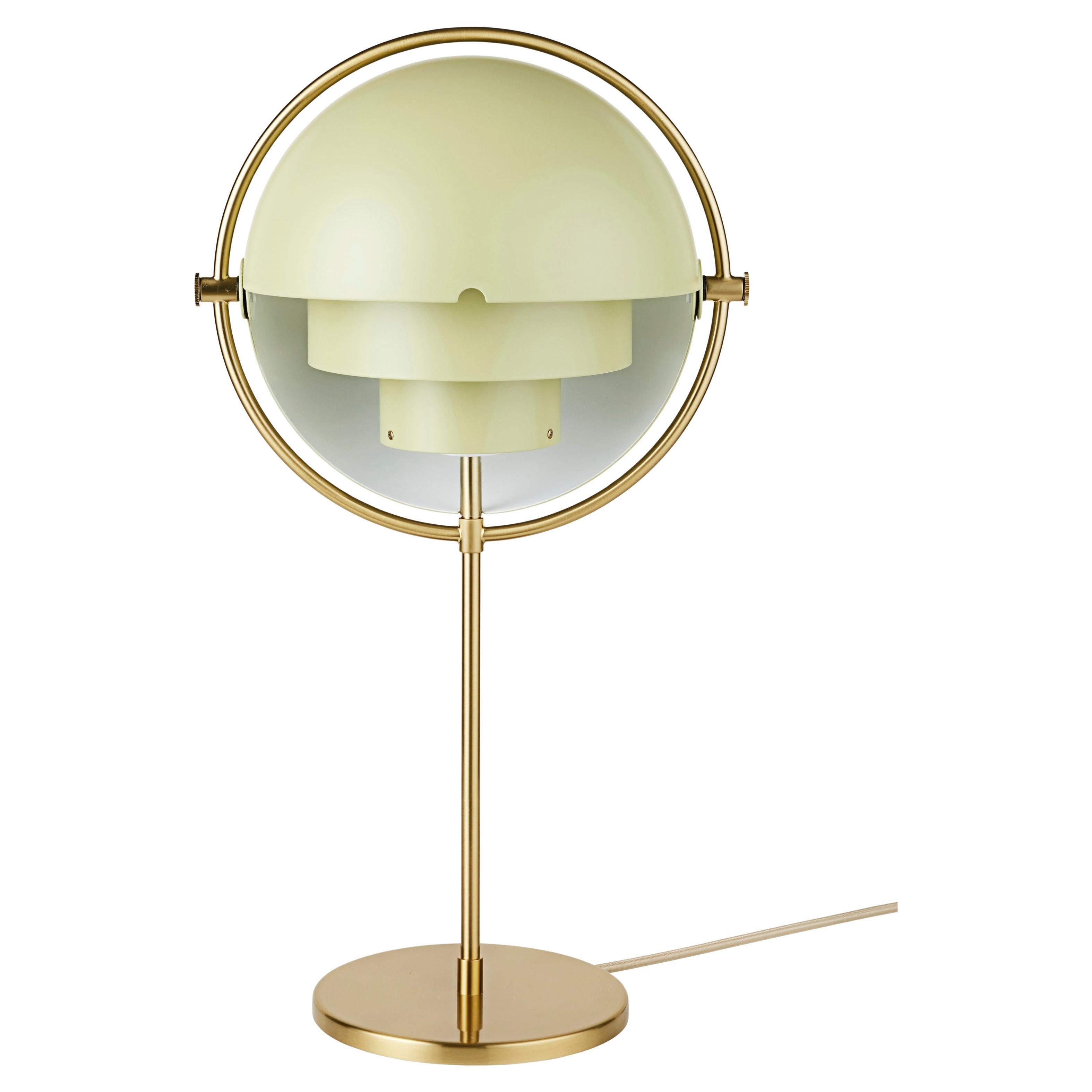 Louis Weisdorf Multi-Lite Table Lamp Brass Desert Sage for GUBI