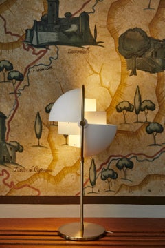Louis Weisdorf Lampe de table Multi-Lite Blanc chromé semi-mat pour GUBI