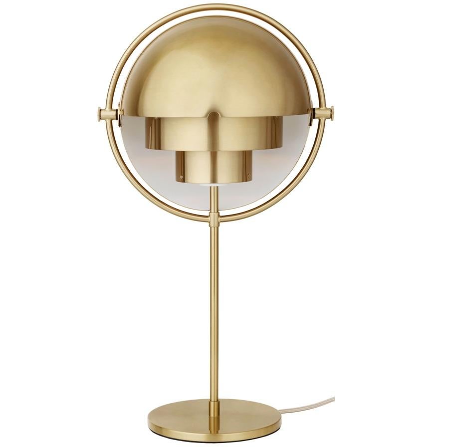 Louis Weisdorf 'Multi-Lite' Table Lamp in Black and Brass For Sale 4