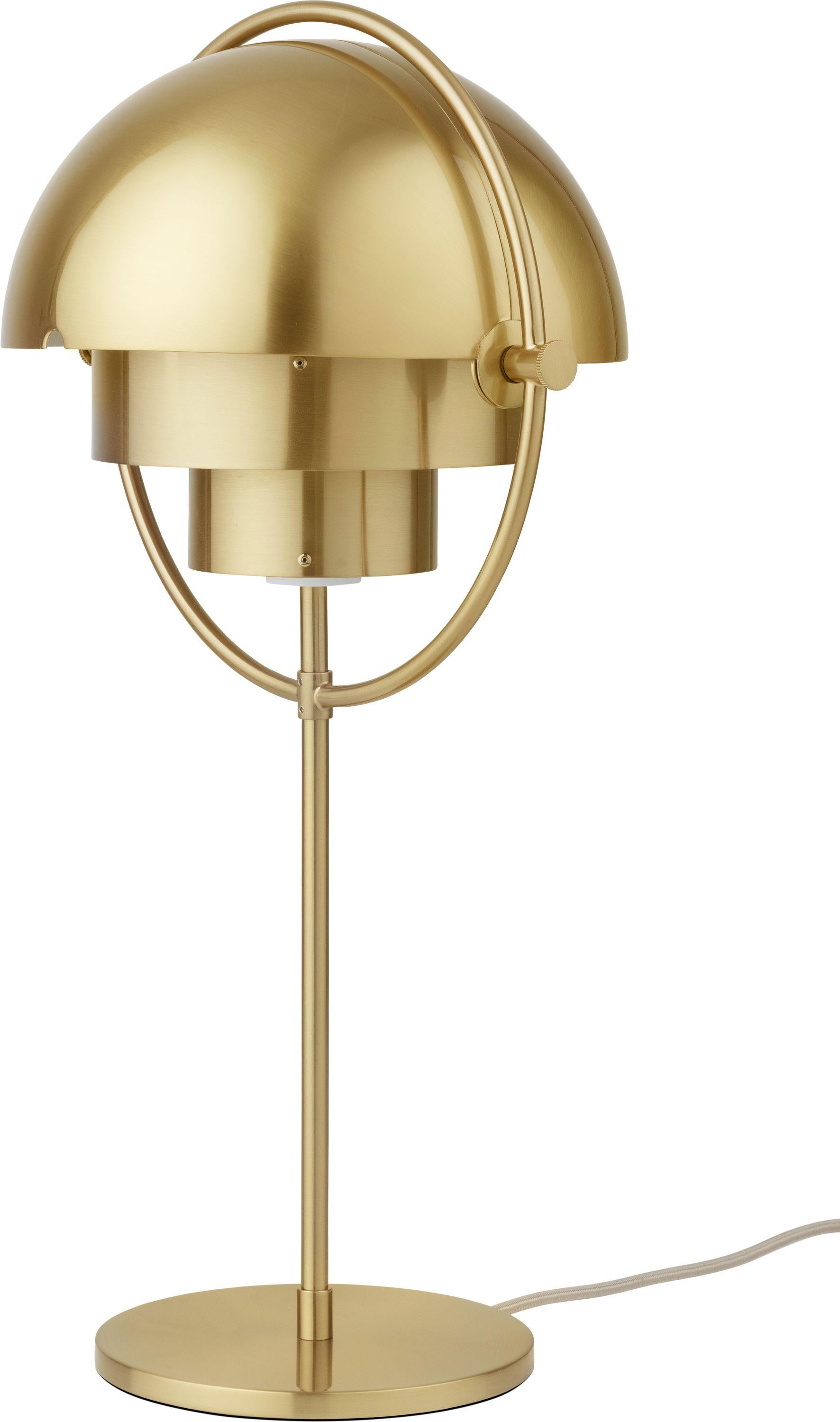 Mid-Century Modern Louis Weisdorf 'Multi-Lite' Table Lamp in Brass For Sale