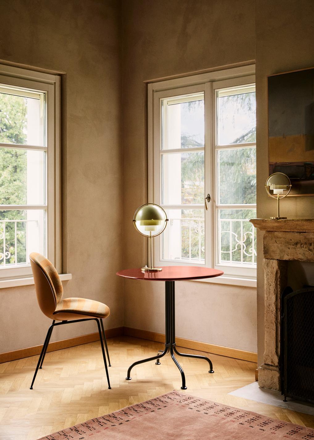 Louis Weisdorf Multi-Lite Table Lamp Shiny Brass for GUBI For Sale 1