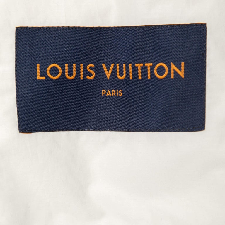 Louis Vuitton White & Multicolor-Monogram Mink Zip Hoodie