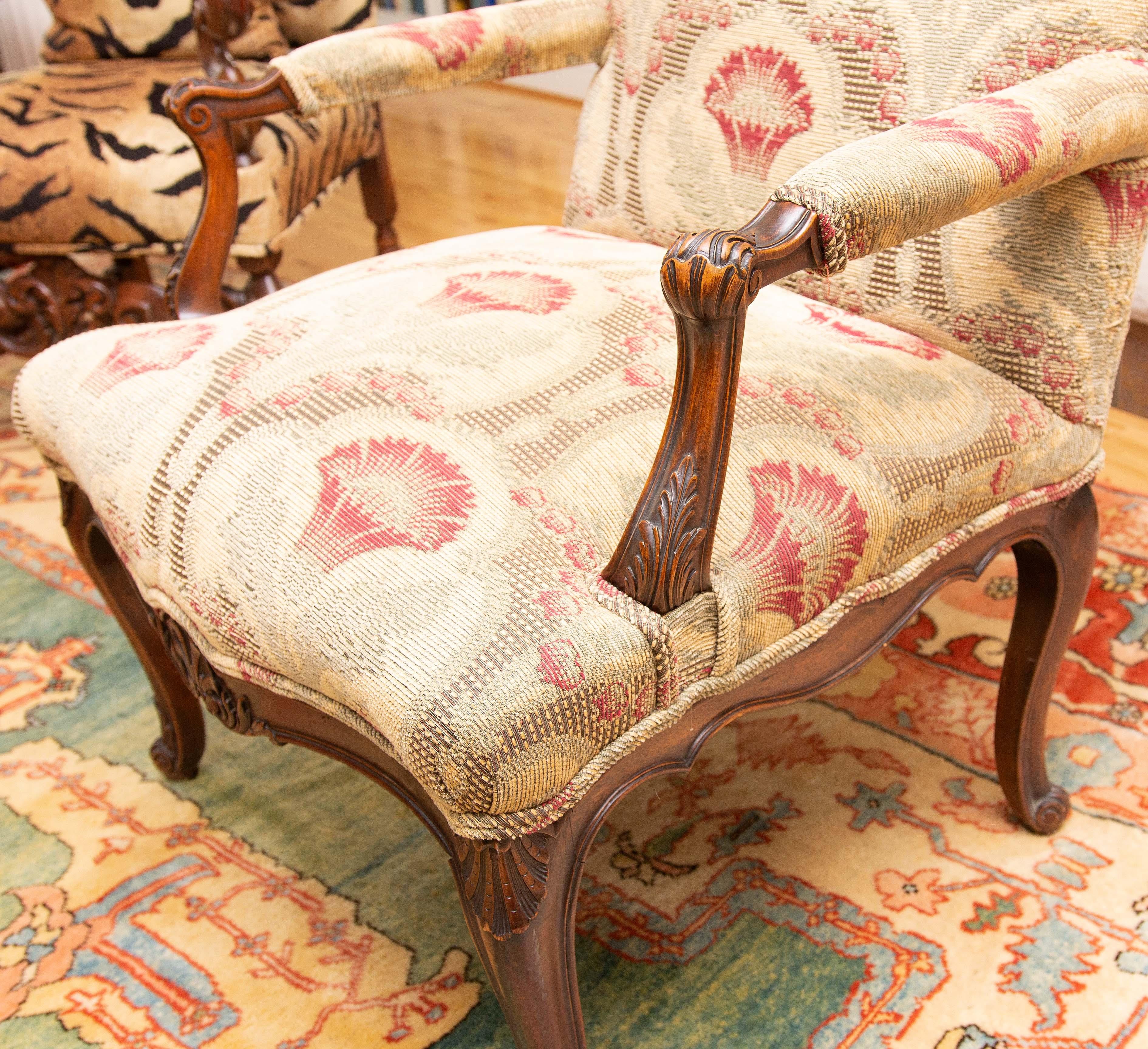 19th Century Louis XI Style French Fauteuil or Armchair