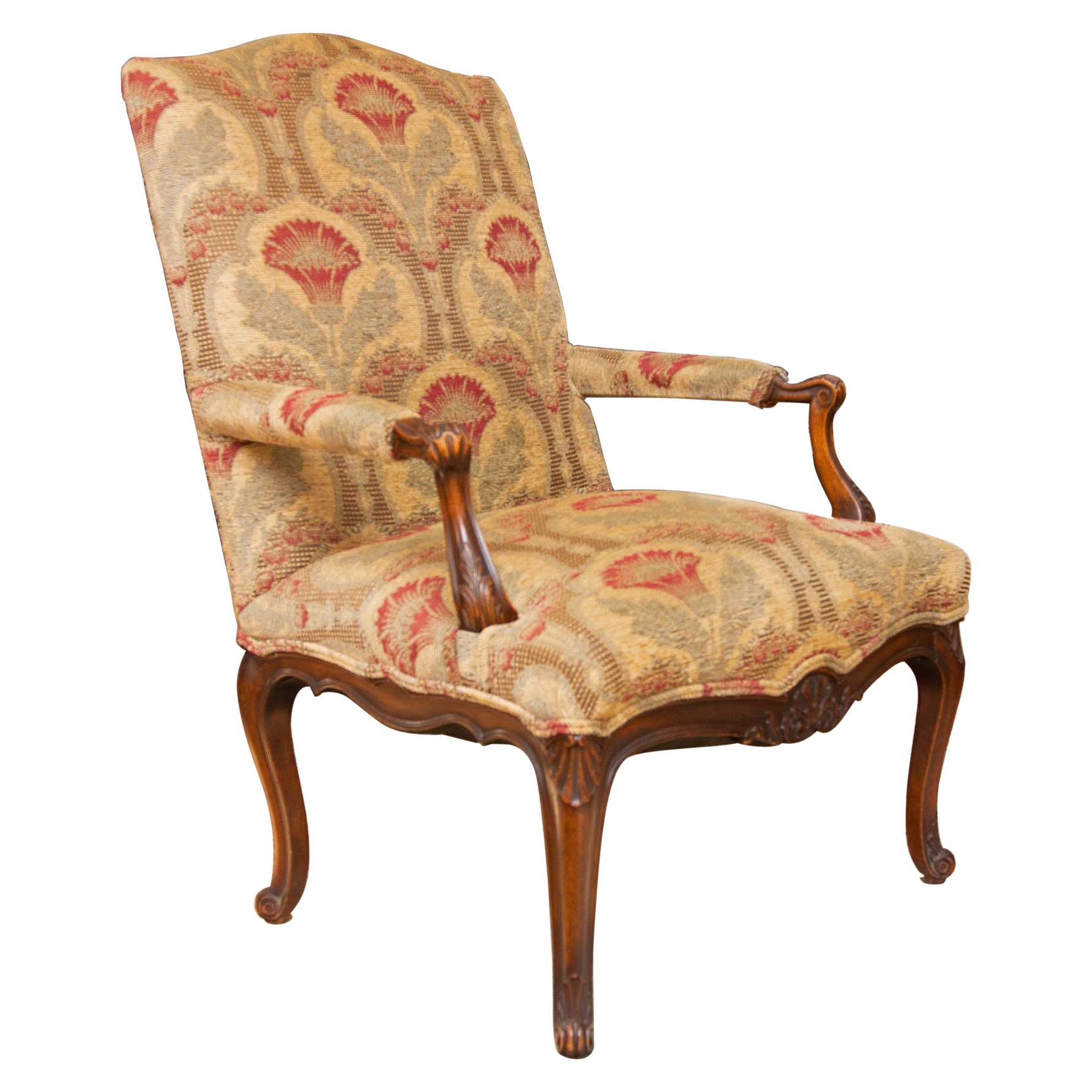 Louis XI Style French Fauteuil or Armchair