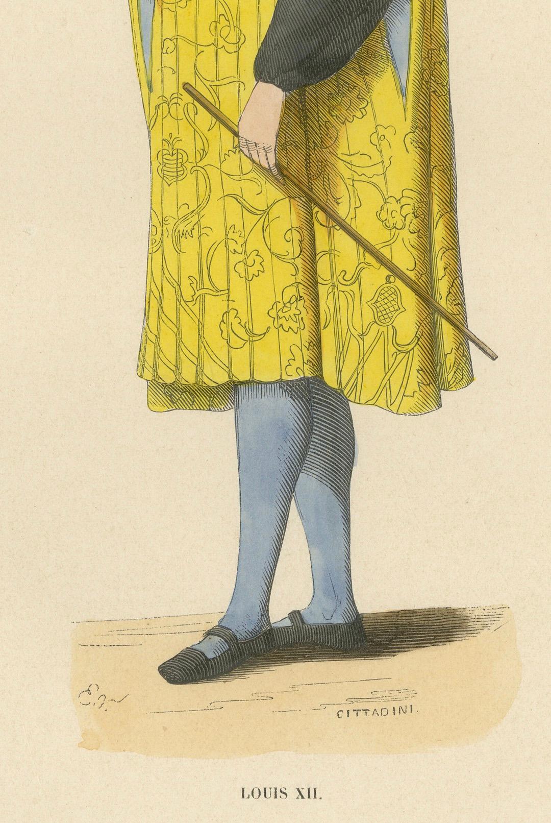 Louis XII : Le roi prudent en tenue royale, 1847 Bon état - En vente à Langweer, NL