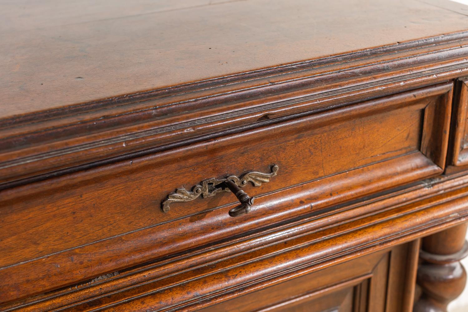 19th Century Louis XIII Walnut Cabinet For Sale