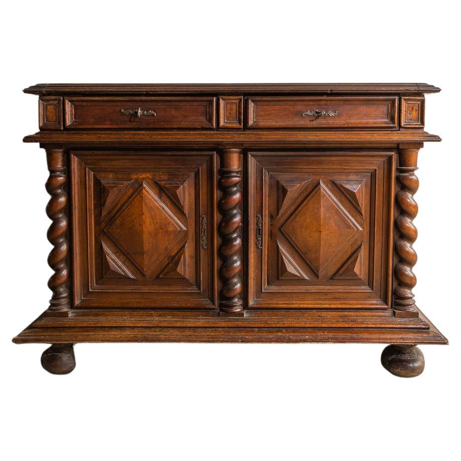 Louis XIII Walnut Cabinet