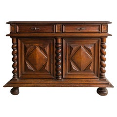 Used Louis XIII Walnut Cabinet