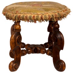 Louis XIII Foot Stool, France, circa 1620