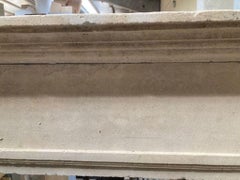 Louis XIII Limestone Fireplace