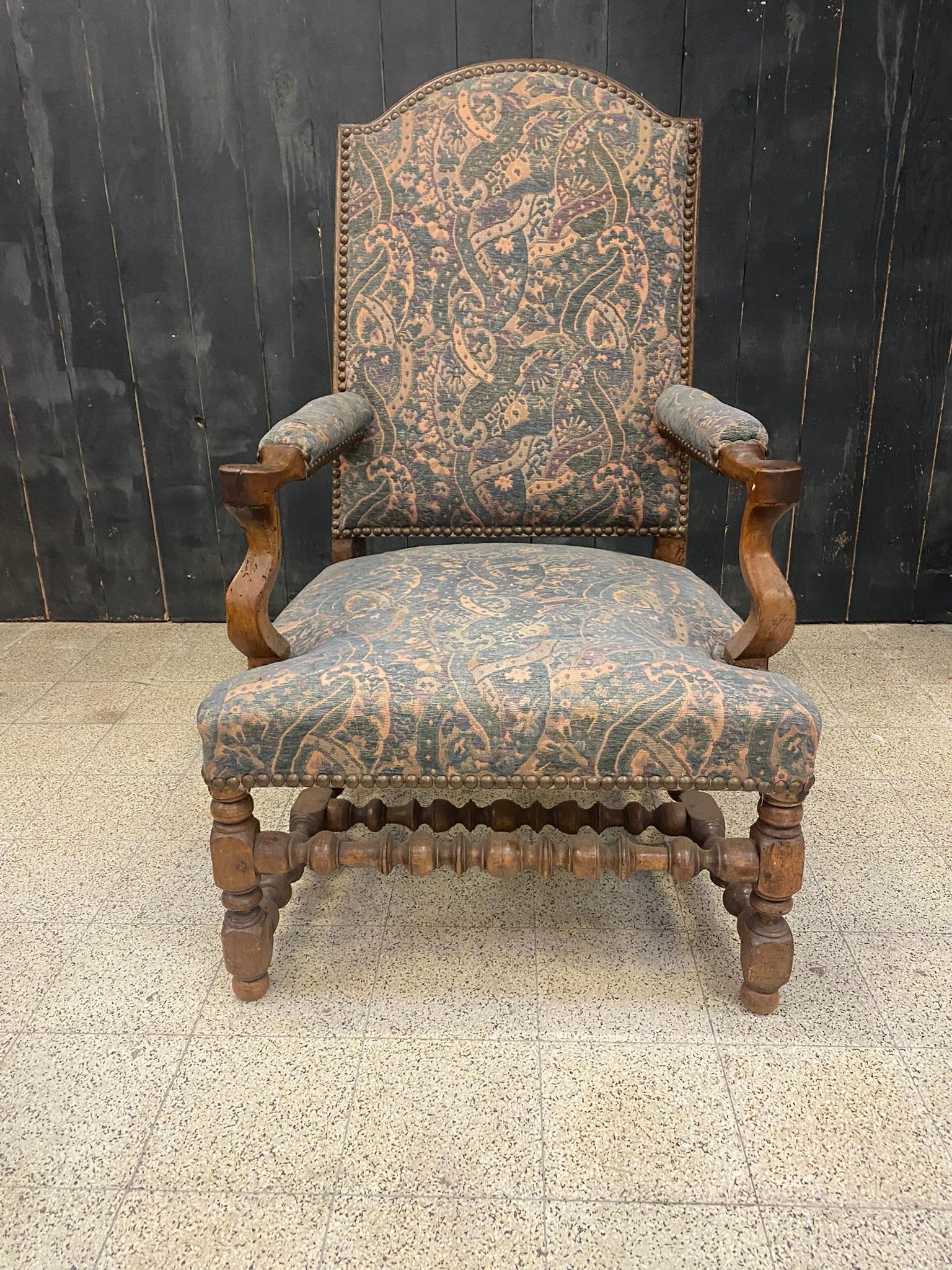 Louis XIII Period Armchair For Sale 3
