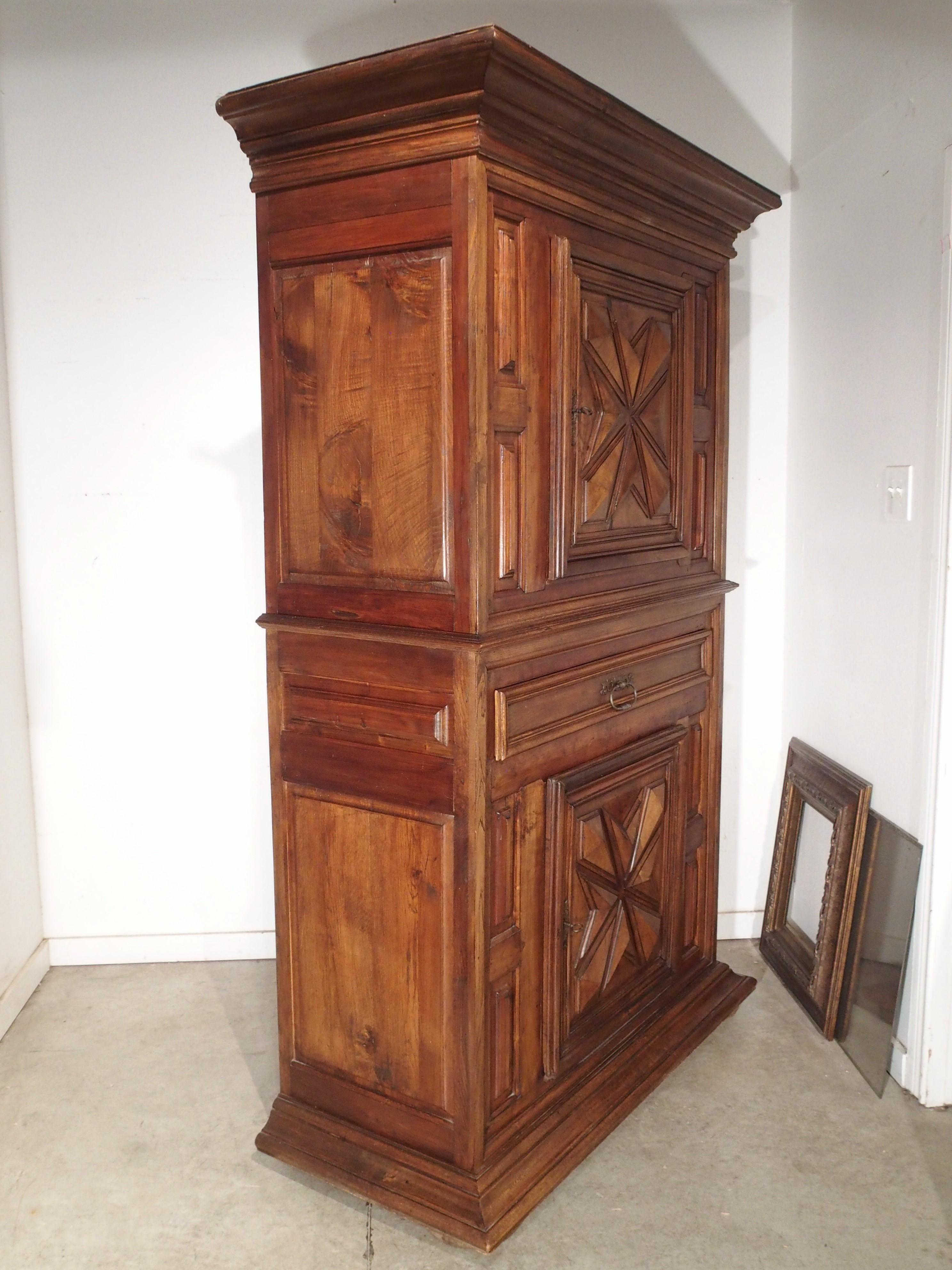 Louis XIII Style Diamond Point Homme Debout Cabinet from France 4