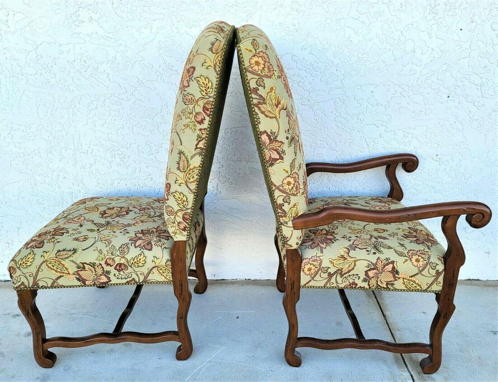 Esszimmerstühle mit Mutton-Beinen im Louis XIII.-Stil, 6er-Set im Angebot 2