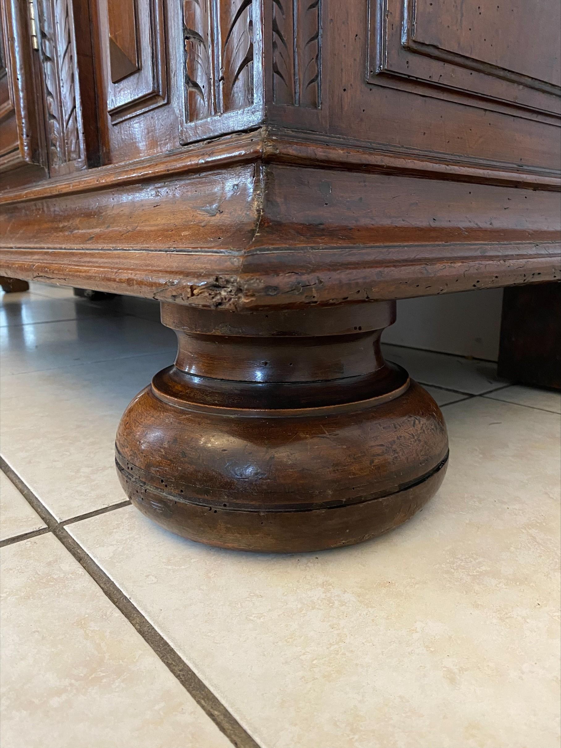 French Walnut Cabinet Early 17th Century For Sale 7