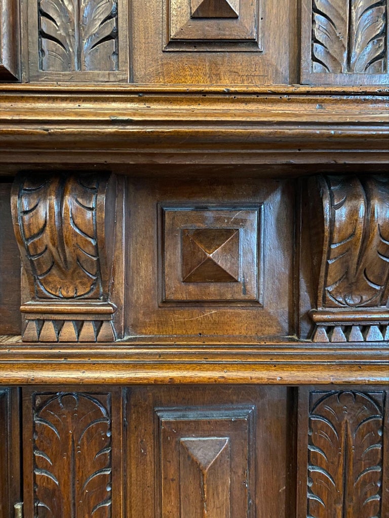French Walnut Cabinet Early 17th Century For Sale 8