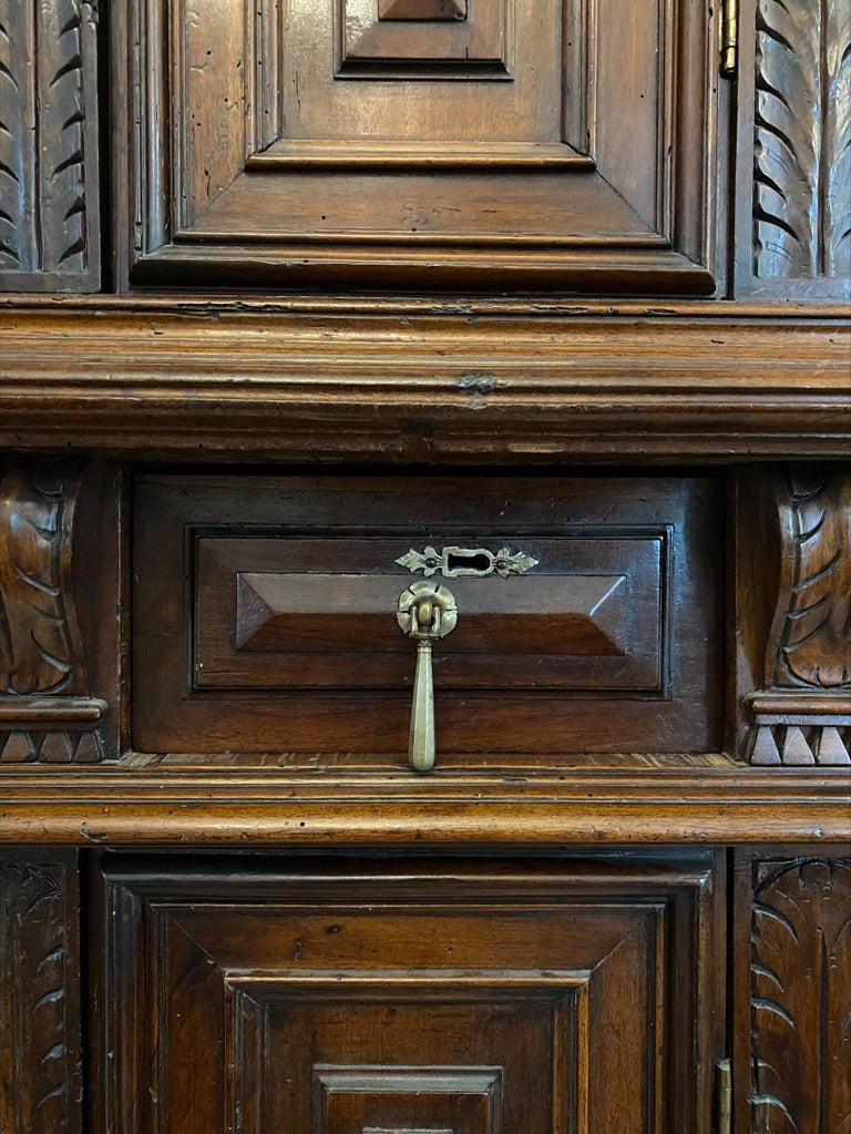 French Walnut Cabinet Early 17th Century For Sale 9