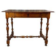 Antique Louis XIII table in solid guaiac wood
