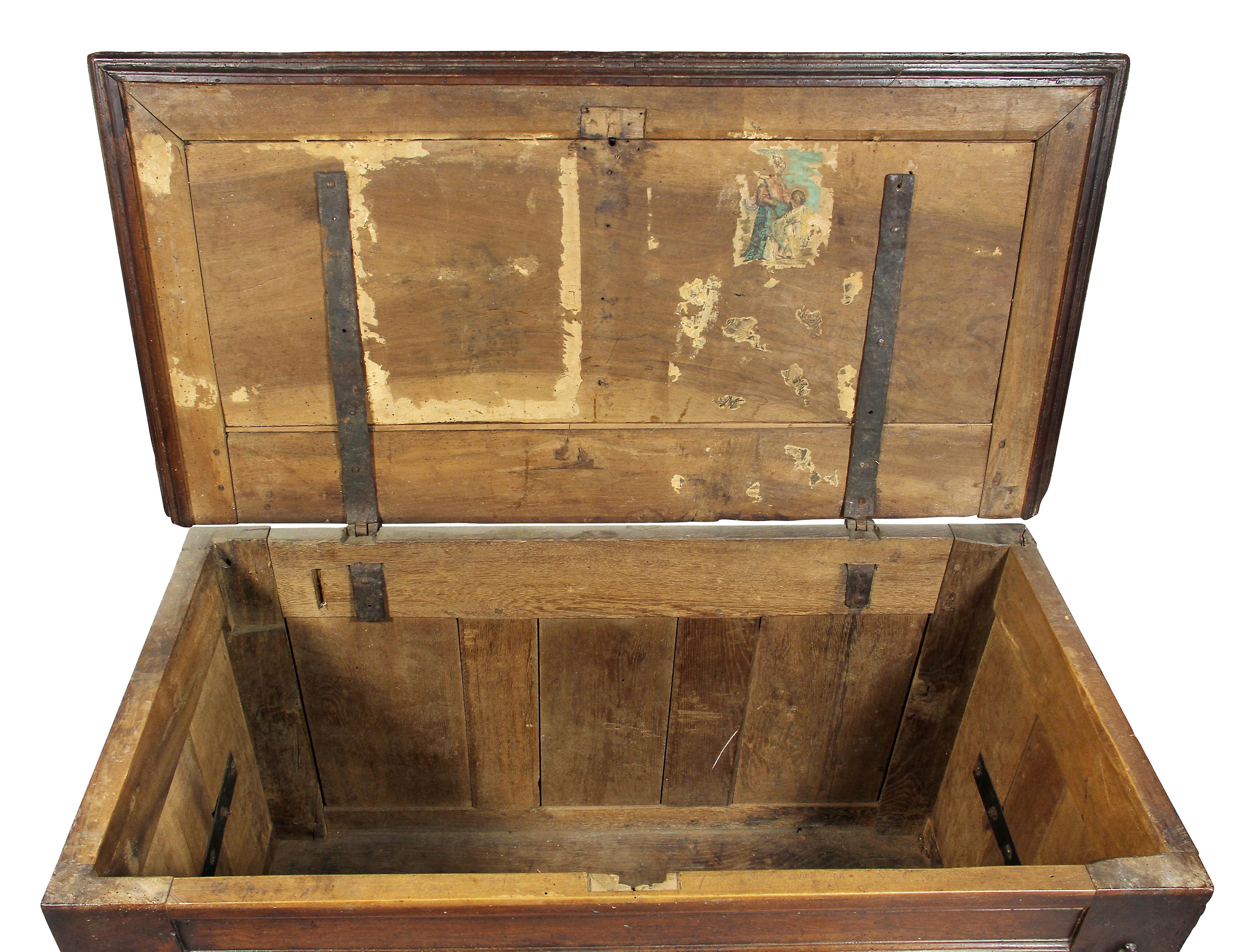 18th Century and Earlier Louis XIII Walnut Chest