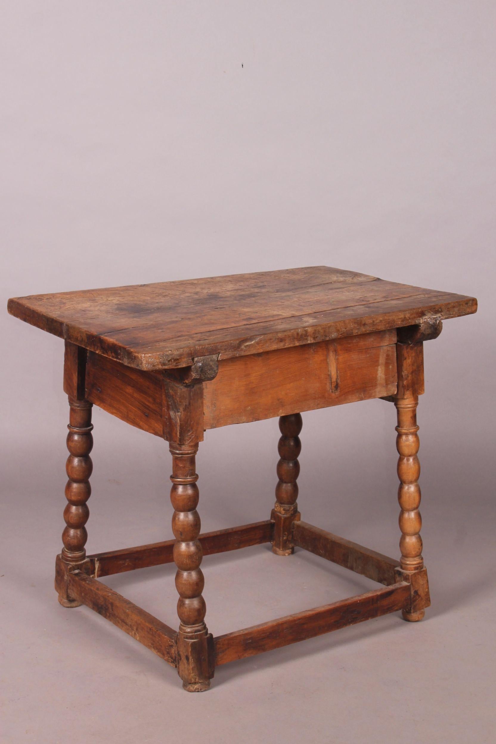 European Louis XIII Wood Table