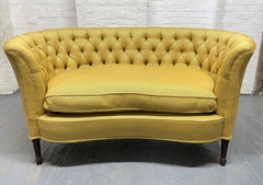 Louis XIV Antique Style Tufted Loveseat