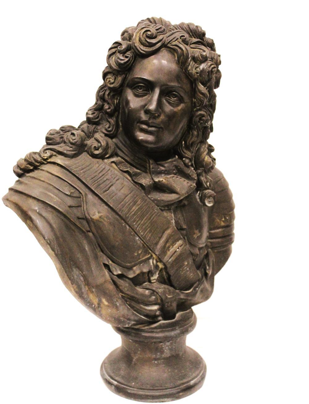 Bronze Louis XIV, bronze sculpture For Sale
