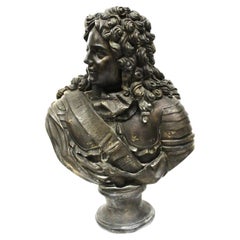 Louis XIV, bronze sculpture
